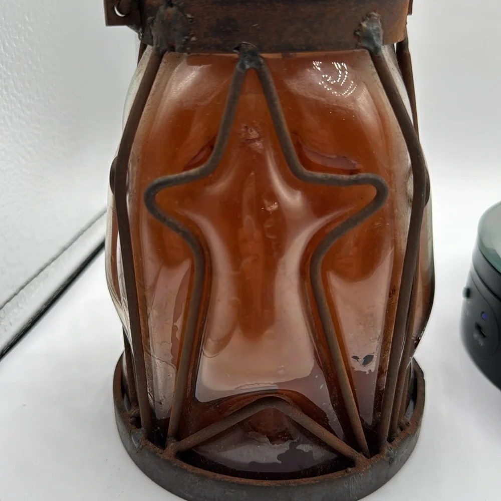 keeper of the light candle Rustic Brown Lantern Candle in Holder cheerful giver